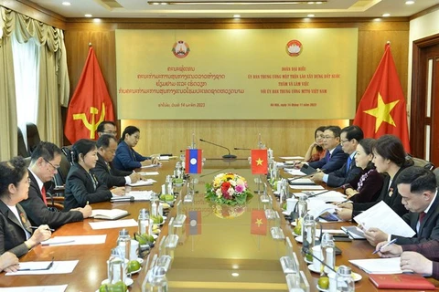 Vietnamese, Lao fronts enjoy fruitful cooperation: officials