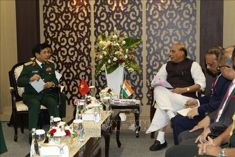 Vietnamese defence minister meets Indian, Japanese, Philippine counterparts