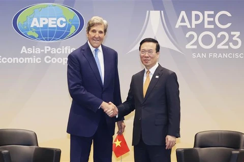 President receives US special envoy for climate John Kerry in San Fransisco