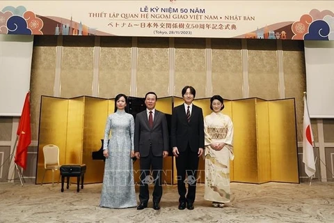 President attends ceremony marking 50 years of Vietnam-Japan diplomatic ties