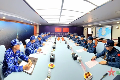Vietnam, China coast guards conduct joint patrol 