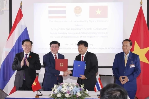 Agencies assisting Vietnamese NA, Thai House of Representatives strengthen ties