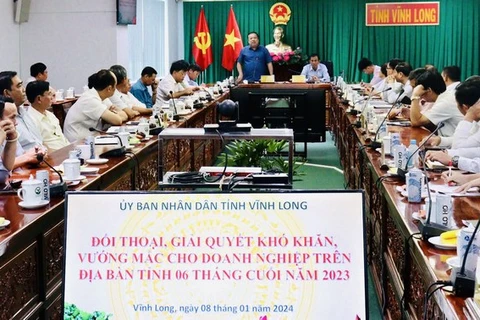 Measures sought to remove difficulties for enterprises in Vinh Long 