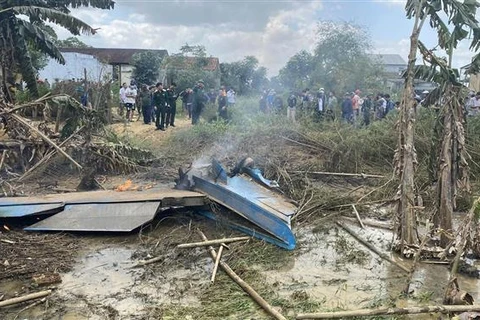 Pilot safe in Quang Nam’s military aircraft crash