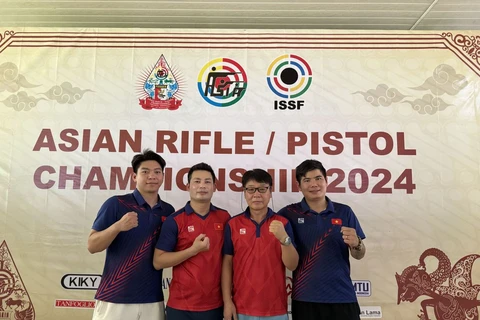 Vietnamese shooters bag silver at Asian Rifle/Pistol Championship 2024