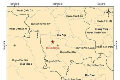Magnitude 4.0 earthquake reported in Hanoi’s outlying district