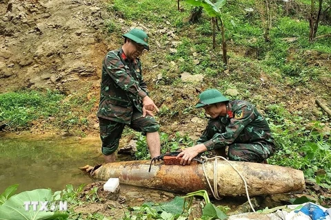 War-time bomb safely defused in Nghe An province