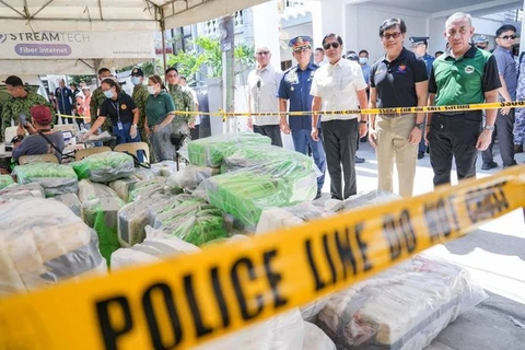 Philippines seizes 1.8 tonnes of meth in record drug bust