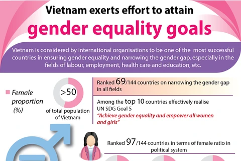 Vietnam exerts effort to attain gender equality goals