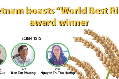 Vietnam boasts "World Best Rice" award winner