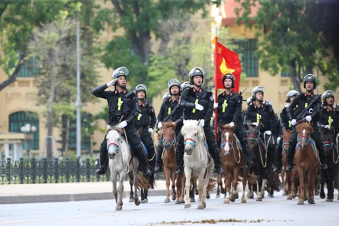 Cavalry mobile police force makes debut