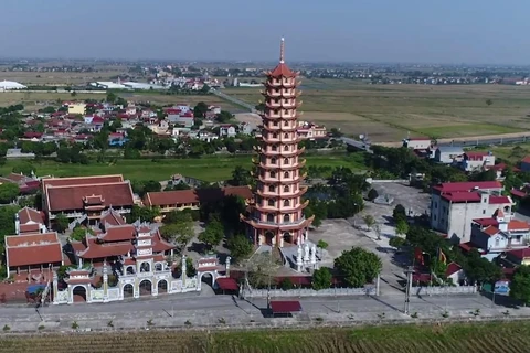 Tien Huong - The pagoda with the highest Buddhist tower in Vietnam