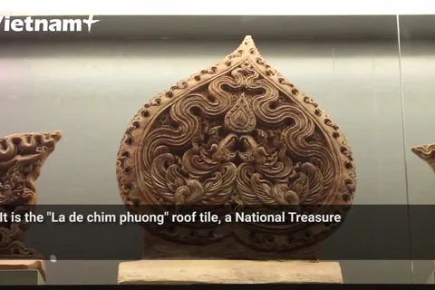 National Treasure: The special "La de chim phuong" roof tile and its special meanings