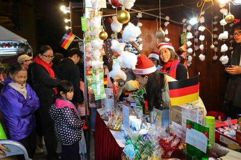 German Christmas market in Hanoi 