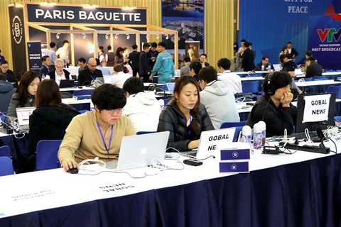 Media centre for summit officially opens to journalists