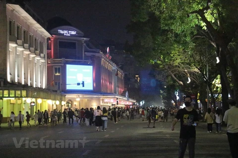 Pedestrian spaces in Hanoi resume operation