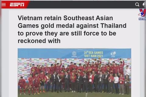 Int’l media highlights victory of Vietnam U23