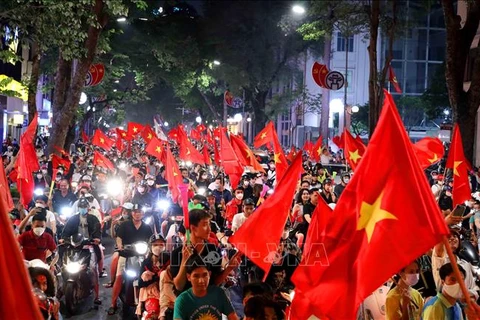 Vietnam erupts in celebration as football team win gold