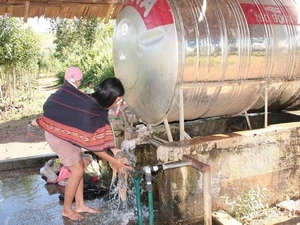 Automatic water system in Kontum (Photo: VNA)