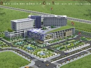 The model of Can Tho Children’s Hospital (Source: Internet)
