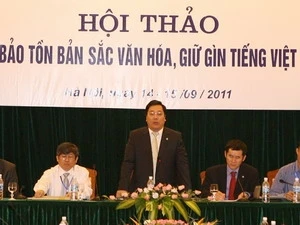 Deputy FM Nguyen Thanh Son at the seminar (Source: VNA)