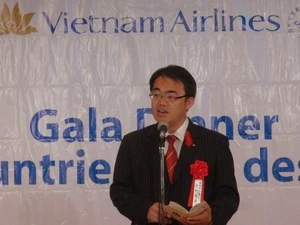 Governor of Aichi prefecture Hideaki Omura speaks at the workshop (Source: Vietnamplus)