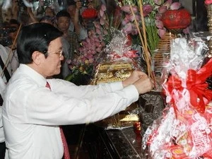 President Ho’s arrival at Thai Nguyen celebrated 