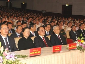 Party General Secretary Nguyen Phu Trong at the meeting (Source: VNA)
