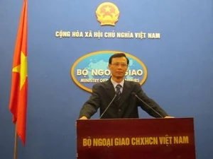 Vietnamese Foreign Ministry’s spokesman Luong Thanh Nghi (Source: VNA)