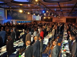 Overview of the opening ceremony of the 81 st Interpol General Assembly. Photo: VNA