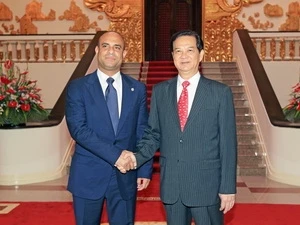 Prime Minister Nguyen Tan Dung receives Haitian Prime Minister Laurent Salvador Lamothe (Source: VNA)