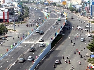 Steel overpass at Hang Xanh intersection (Source: VNA)