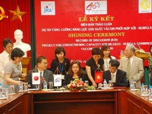 The signing ceremony (Source: VNA)