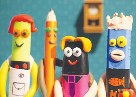 Characters in Hi Pencil, the first stop-motion cartoon in Viet Nam (Source: xinchaobutchi.com)
