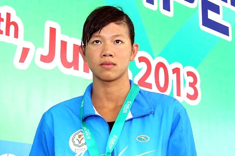 17-year-old star swimmer Nguyen Thi Anh Vien. (Source: VNA)