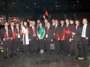 The Vietnamese vocational students to join WorldSkills Competition in Leipzig. Photo: VNA