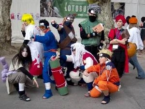 Competitors of the cosplay contest (Source: VNA)
