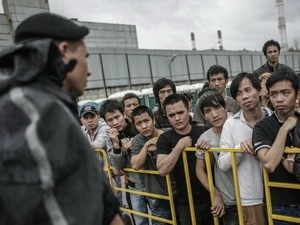 Illegal Vietnamese migrants in Moscow (Source: rian.ru)