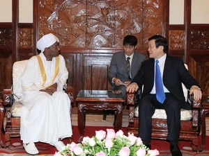 President Truong Tan Sang receives the Sudanese Ambassador, Sayed Eltayeb Ahmad (Photo: VNA)