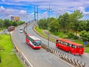 The My Thuan Bridge (Source: VNA)