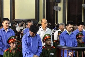 Defendants at the trial (Source: VNA)