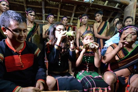 Twinning ceremony of Ede people in Ha Giang. Photo: VNA 