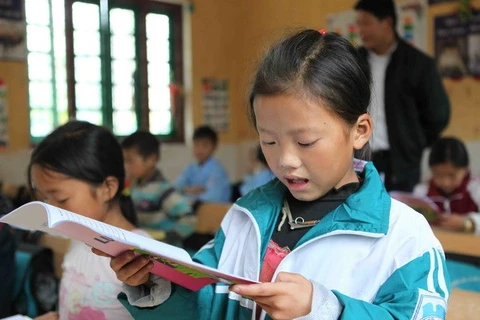 A session at Lao Chai Primary School in Sa Pa district, Lao Cai province. Illustrative image. (Photo: VNA) 