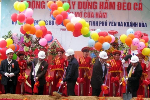 The groundbreaking ceremony (Photo: VNA)