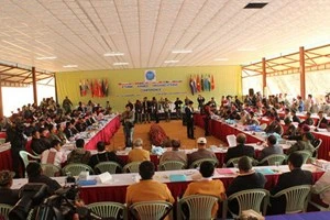 Overview of the conference. (Source: The Irrawaddy)
