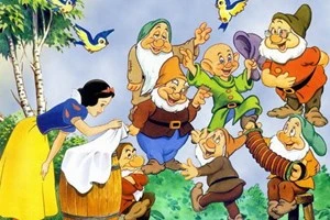 Movie: "Snow White and the Seven Dwarfs". 