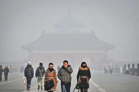 Air pollution in Beijing, China (Source: chinadaily.com.cn)