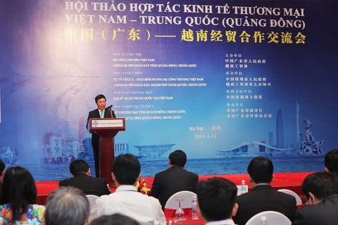 Deputy Prime Minister Pham Binh Minh speaking at the event (Photo: VNA)