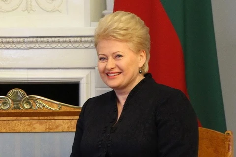 Lithuanian President Dalia Grybauskaite (Photo: AFP/VNA)