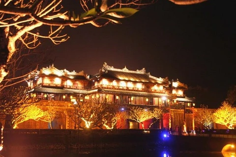 Hue Royal Palace at “Dem Hoang Cung” (Royal Night) (Photo: VNA)